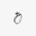 Titanium Steel Double Snake Ring