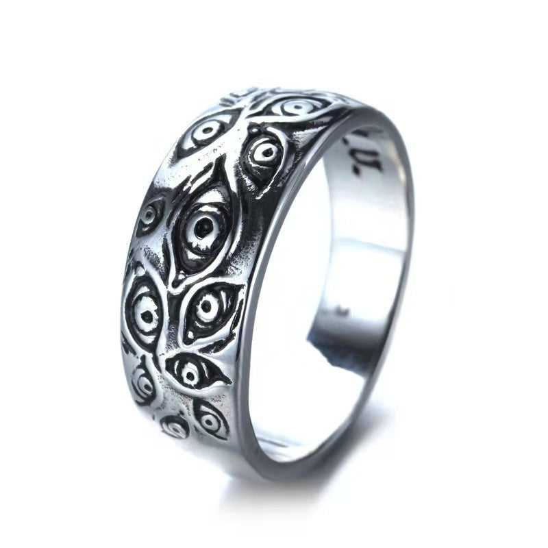 Eyes On You Ring Stainless Steel