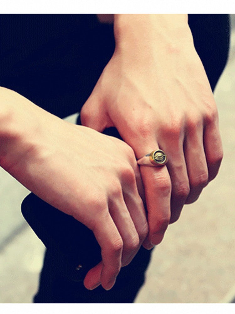 Sterling Silver Eye Of Horus Open Ring