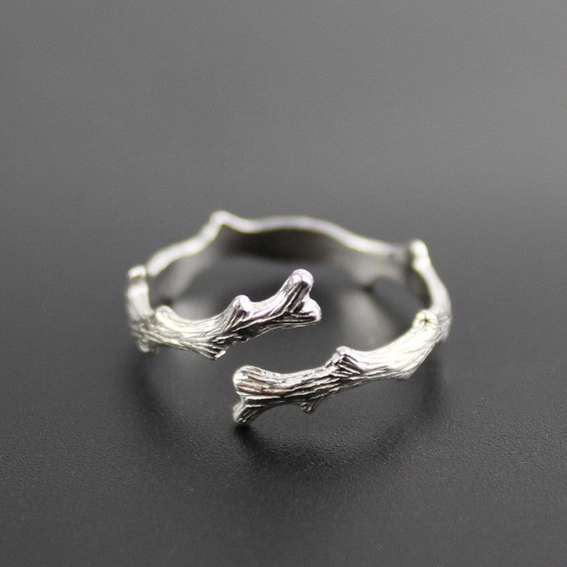 S925 Silver Branch Ring
