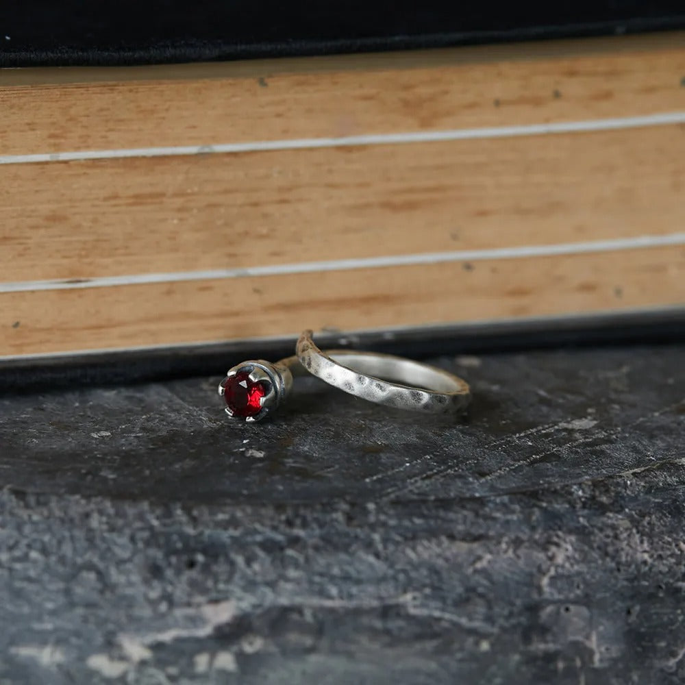 Small Royal Skull 925s Adjustable Ring