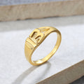 Lucky 13 Trendy Steel Ring