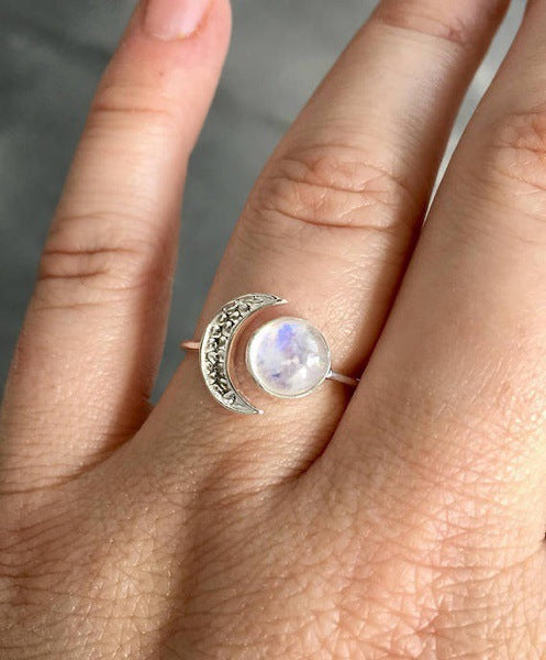 Fun Sun Moon Stone Ring
