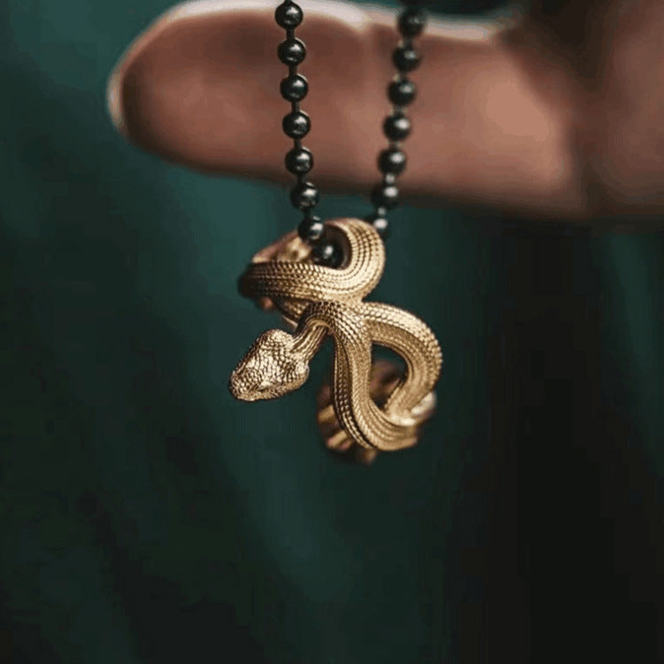 Realistic Snake Gold-plated Ring