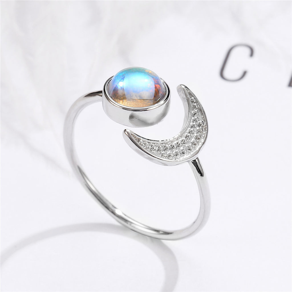 Fun Sun Moon Stone Ring