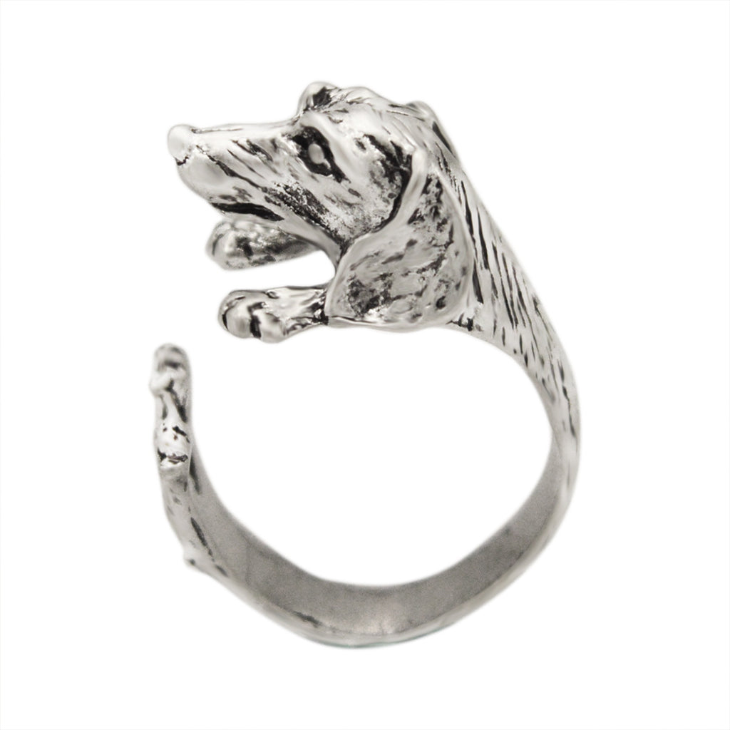 Sausage Dog Animal Adjustable Ring