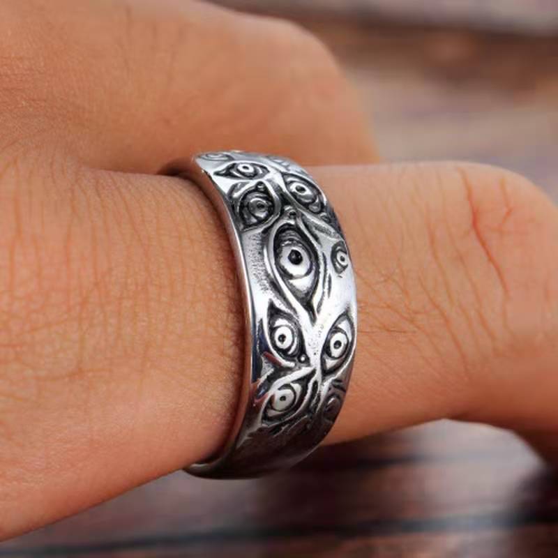 Eyes On You Ring Stainless Steel