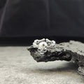 Silver Skull and Crossbones Open Ring