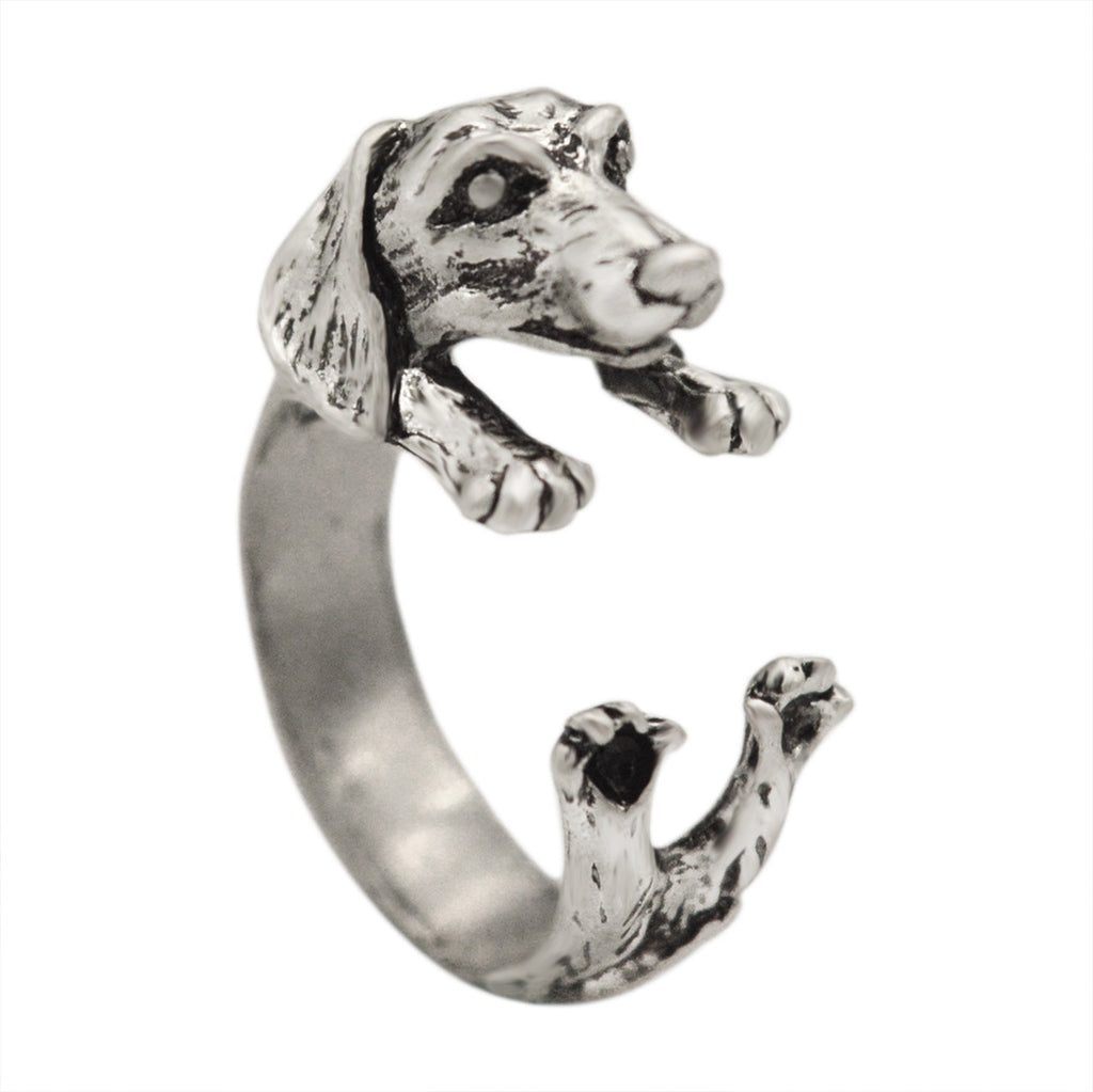 Sausage Dog Animal Adjustable Ring