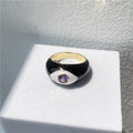 Colorful Drip Eye Statement Ring