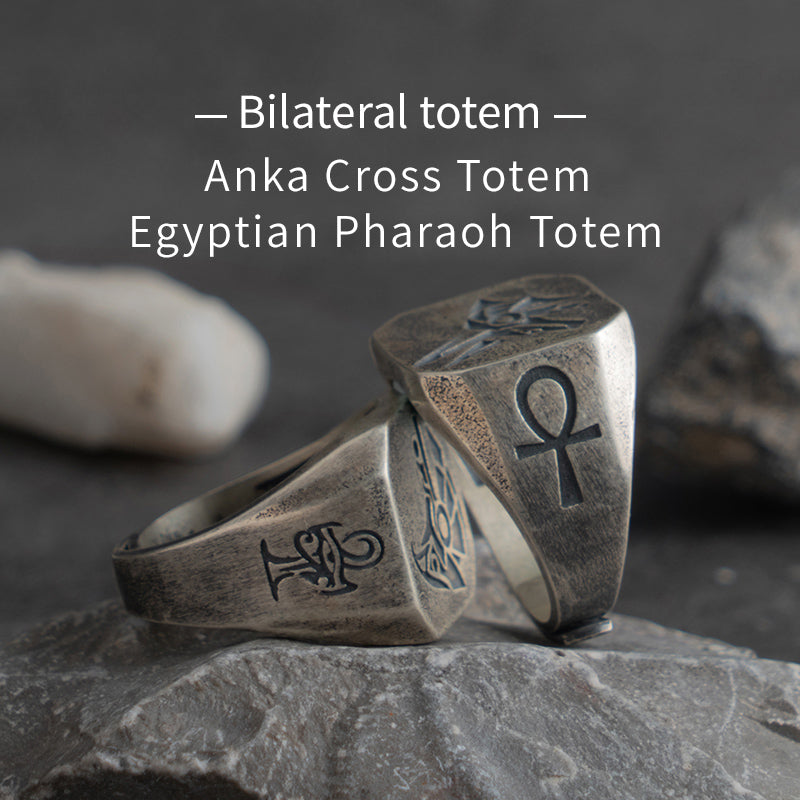 Egyptian Gods Eye Of Horus Thai Sterling Silver Ring