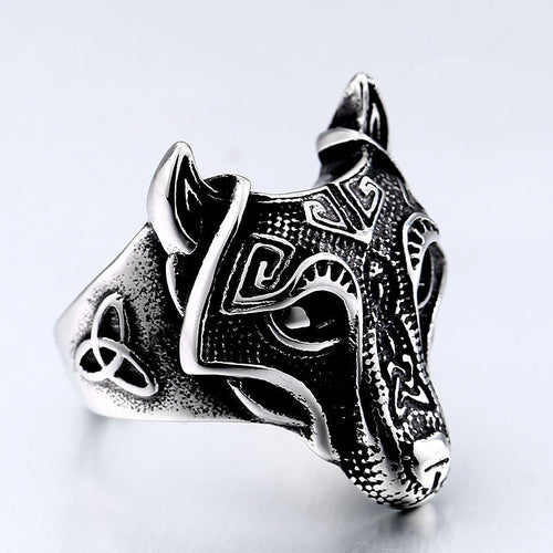 Celtic Wolf Ring