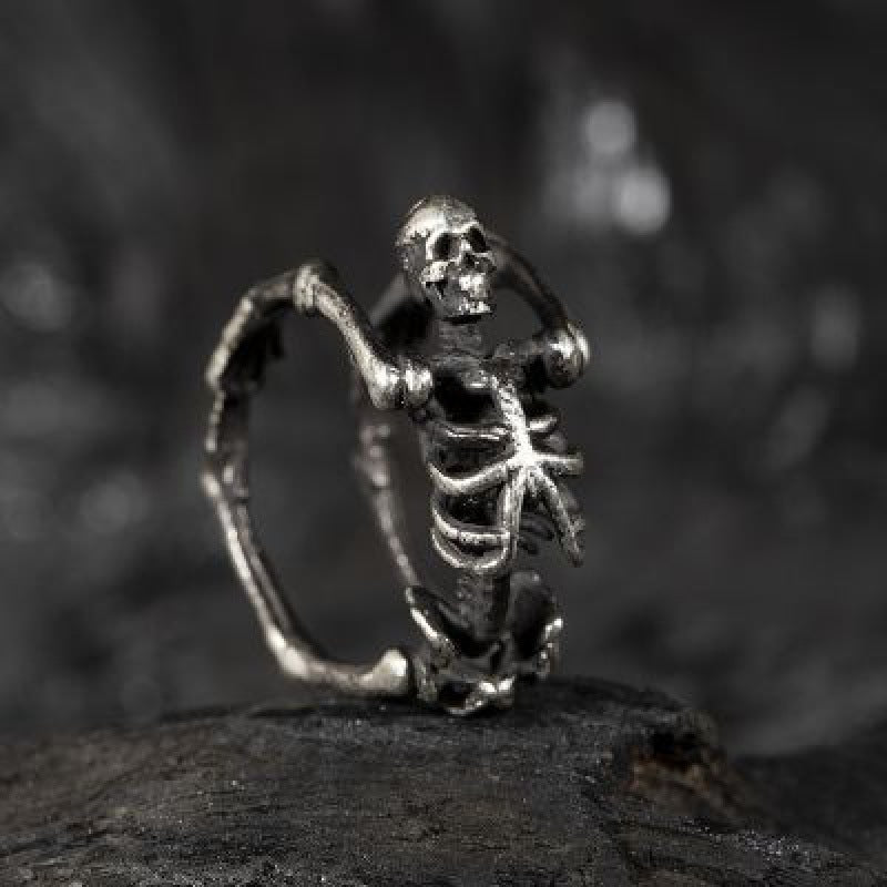 Full Skeleton Wrap Around Ring