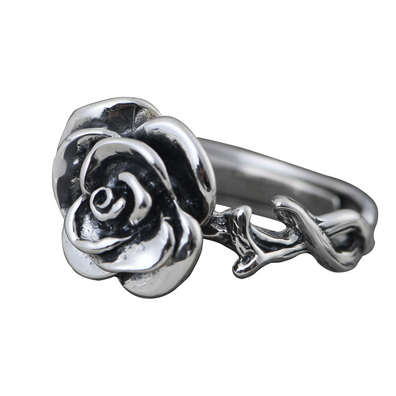 S925 Silver Rose