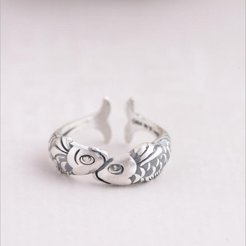 Vintage Pisces Fish Ring