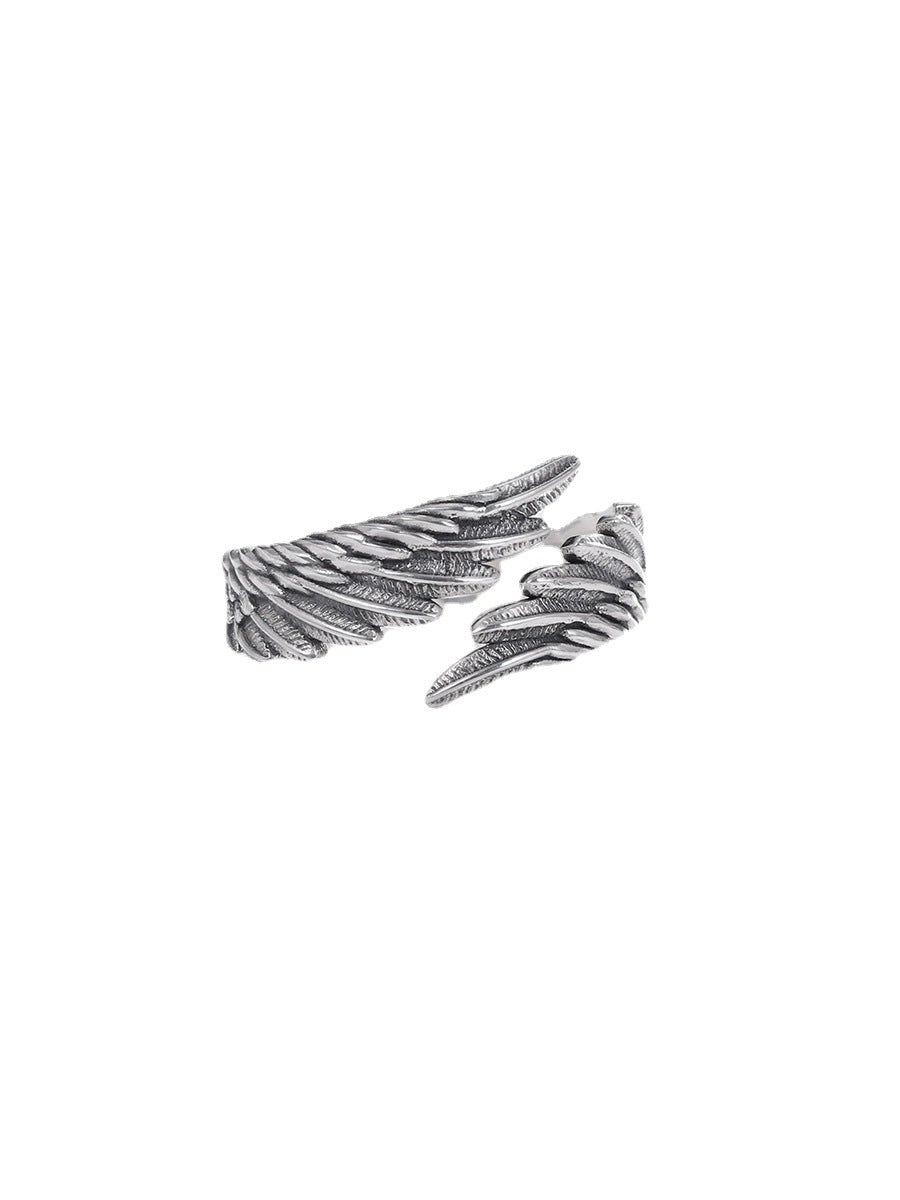 Silver Wrap Around Wings Ring