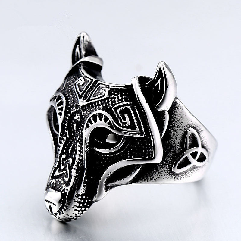 Celtic Wolf Ring