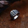 Dark Steel Amulet Rune Ring