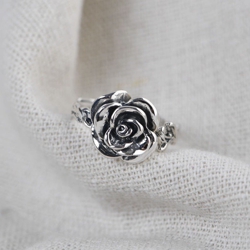 S925 Silver Rose