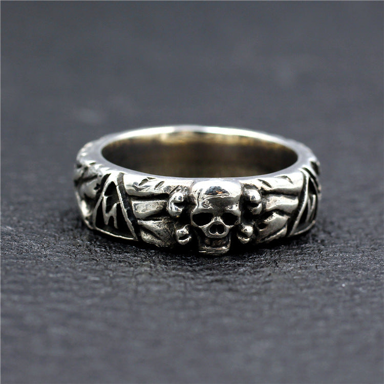 Sterling Silver Indiana Jones Skull Ring