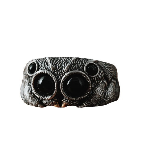 Detailed Jumping Spider Ring
